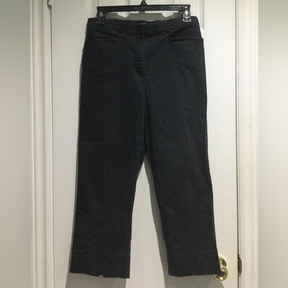 Flair Sport Pants - Flair Sport Classic Cotton Black Straight Leg Women's Pants